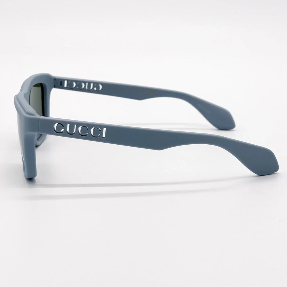 NEW GUCCI GG1571S 003 SQUARE BLUE GREEN MEN SUNGLASSES GUCCI